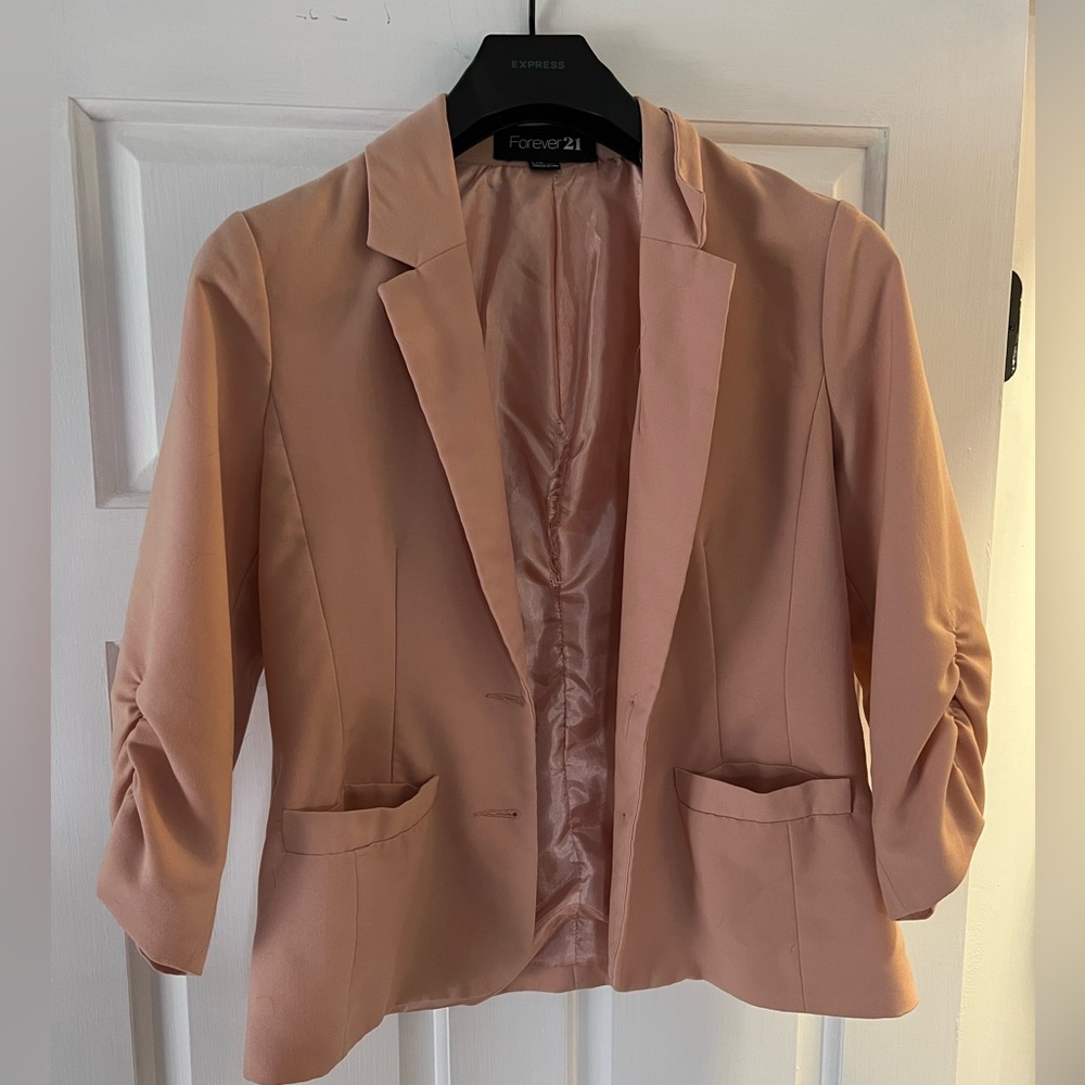 Forever 21 Women's salmon Blazer